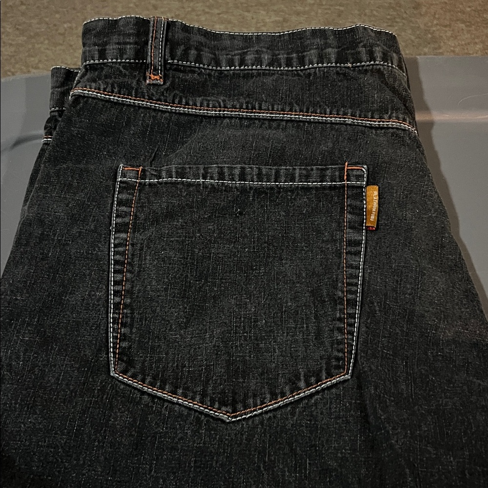 FUBU Men's Dark Gray Relaxed Jeans sz 46 -34 - Picture 4 of 5